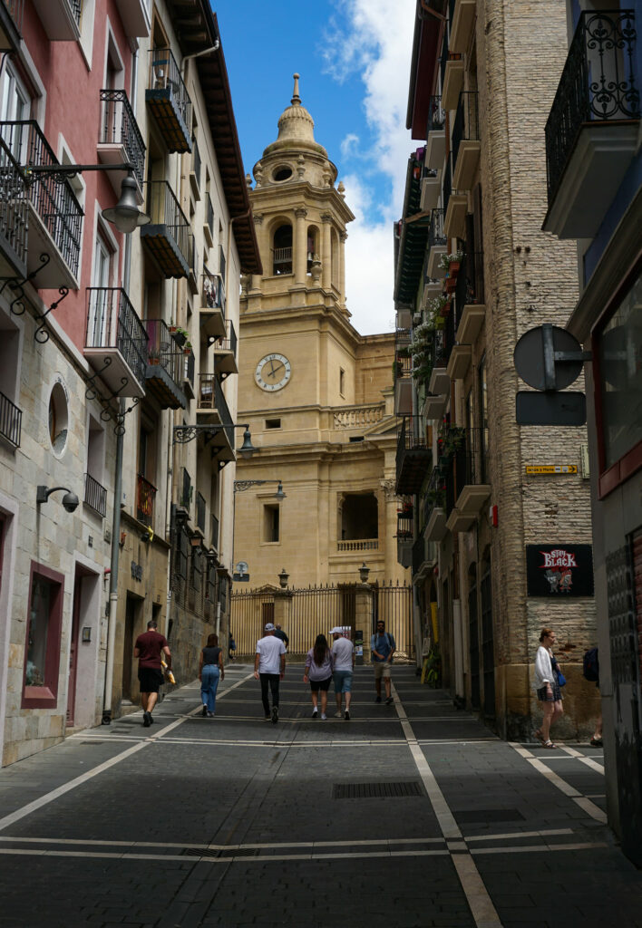 Vita-in-cammino-di-santiago-de-compostela-camminare-trekking-sentieri-italia-europa-spagna-Navarra-Cattedrale-Pamplona